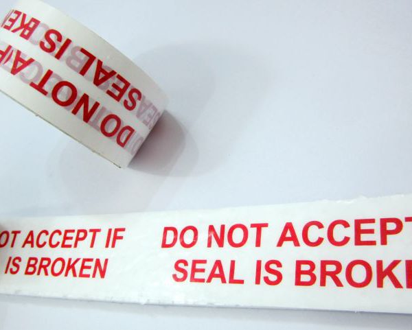 PRINTED TAPE IF SEAL IS BROKEN