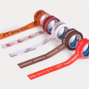 PRINTED TAPE WITH COMPANY LOGO